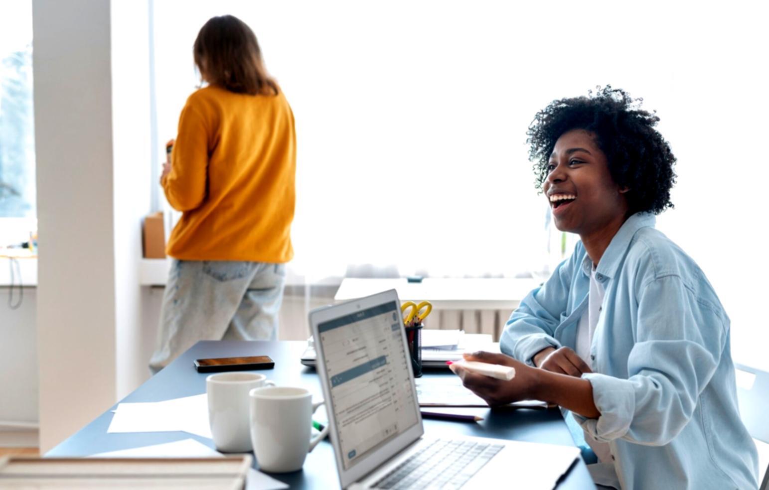 Modern office environment showcasing efficient business operations